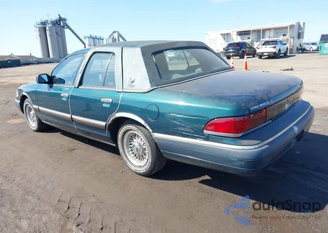 1993 Mercury Grand Marquis Ls из США, поврежденный, VIN 2MELM75W6PX679046